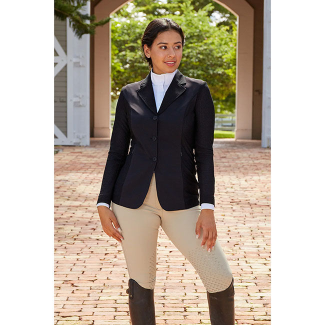 RJ Classics Women's Harmony Mesh Show Coat - Black image number null