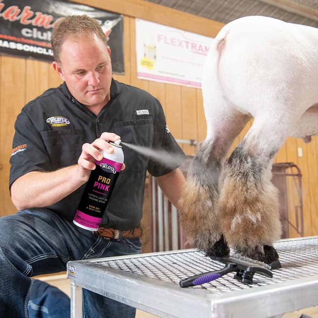 Weaver Livestock ProPink - Luster's Light Oil Finishing Spray - 14 oz image number null