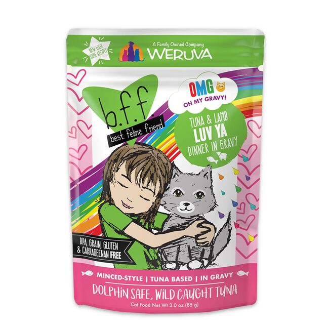 BFF Tuna & Lamb Luv Ya Cat Food Pouch image number null