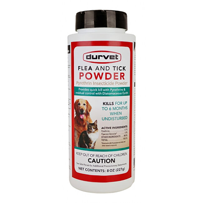 Durvet Flea and Tick Powder 8 oz