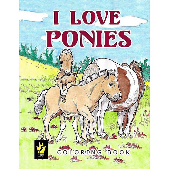 I Love Ponies Coloring Book image number null