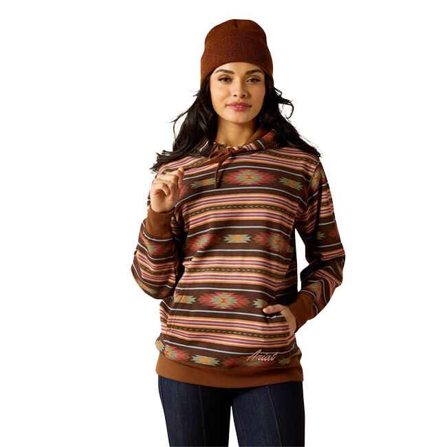 Ariat Women's Skyline Hoodie - Soft Silt Serape Print