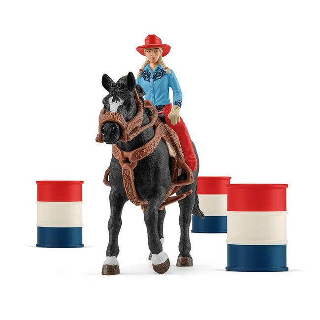 Schleich Cowgirl Barrel Racing Fun image number null
