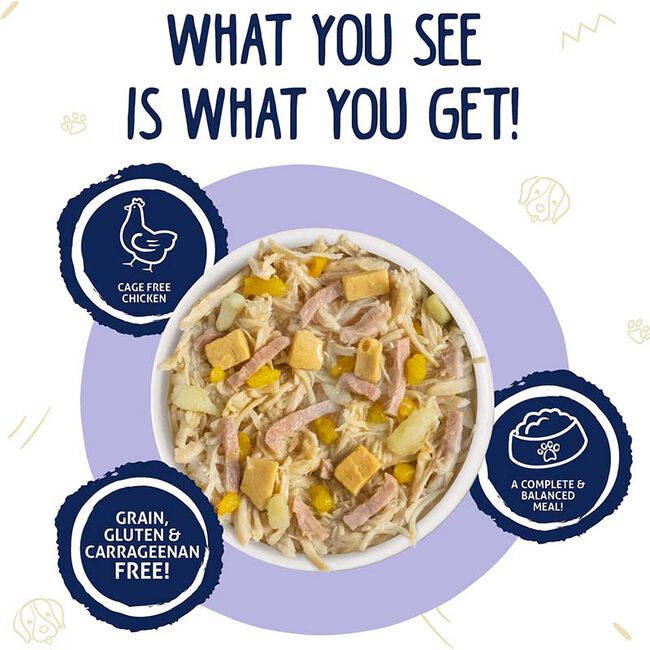 Weruva Classic Dog Food - Bed & Breakfast with Chicken, Egg, Pumpkin & Ham in Gravy - 14 oz image number null