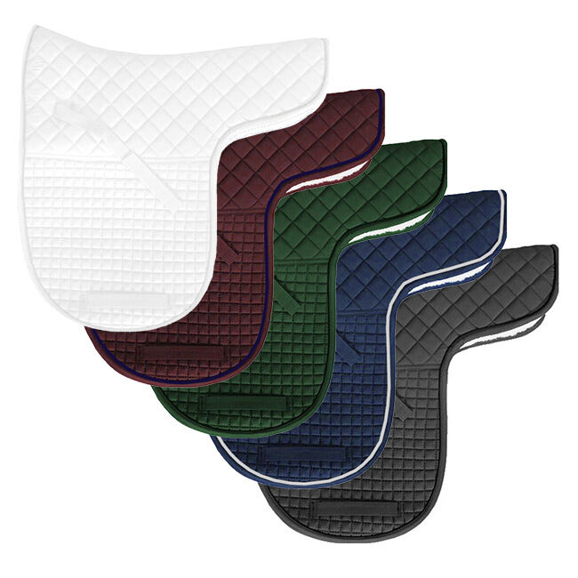 PRI Double Back Cotton Quilted Contour Dressage Pad image number null