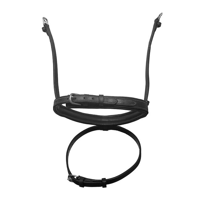 Bobby's English Tack Wide Padded Monocrown Noseband with Flash image number null