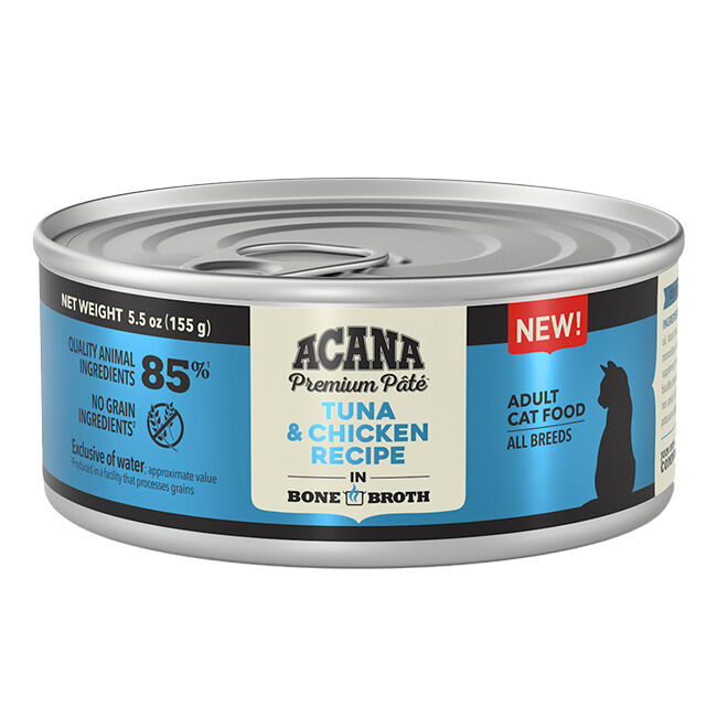 ACANA Premium Pate Cat Food - Tuna & Chicken Recipe in Bone Broth image number null