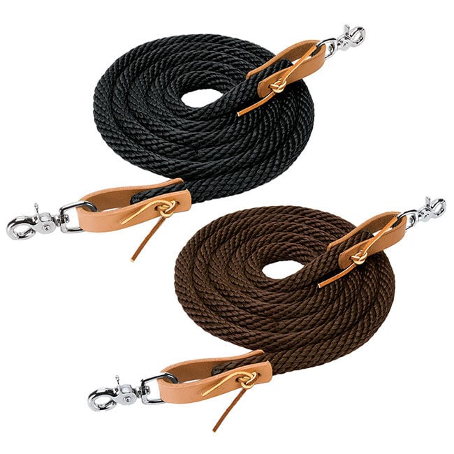 Weaver Equine 3/8" x 8' Poly Roper Reins image number null
