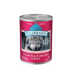 Blue Buffalo Wilderness Dog Food - Chicken & Salmon Grill - 12.5 oz