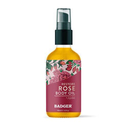 Badger Rose Body Oil - 4 oz