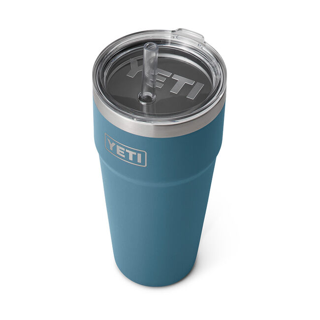 YETI Rambler 26 oz Stackable Cup with Straw Lid - Nordic Blue image number null