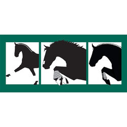 Horse Hollow Press "Three Phase Eventing" Bumper Sticker