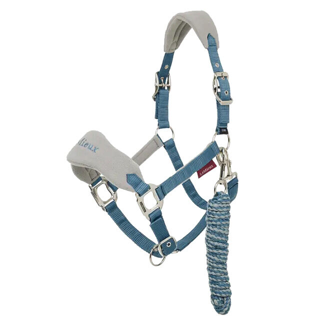 LeMieux Vogue Halter & Lead Rope - Ice Blue image number null