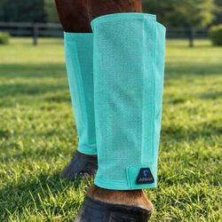 Shires ARMA Mesh Fly Boots - Turquoise