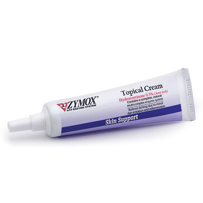 Zymox Topical Cream for Hot Spots & Skin Infections HC 0.5%  image number null