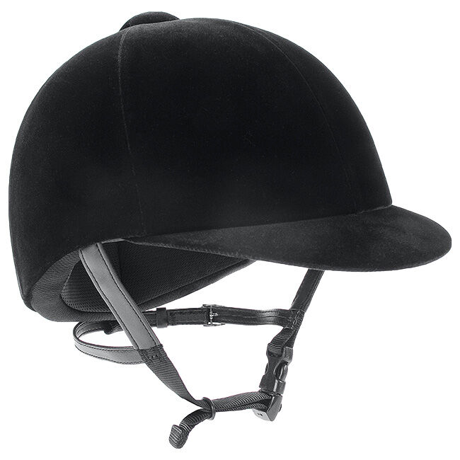 IRH Equestrian Kids' Medalist Helmet - Black Velvet image number null