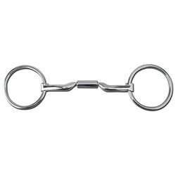 Myler Loose Ring Bit with Low Port Comfort Snaffle MB 04