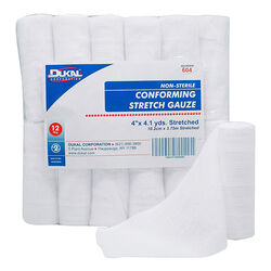 Dukal Non-Sterile Conforming Stretch Gauze - 12-Pack