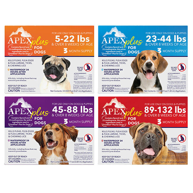 Apex Animal Health Apex Plus for Dogs Flea & Tick Protection image number null