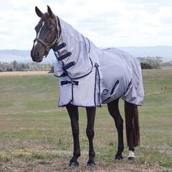 WeatherBeeta ComFiTec Hexi Shield Fly Sheet Combo - Silver/Navy/White