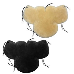 Fleeceworks Sheepskin Deluxe Western Seat Saver with Cantle Cover