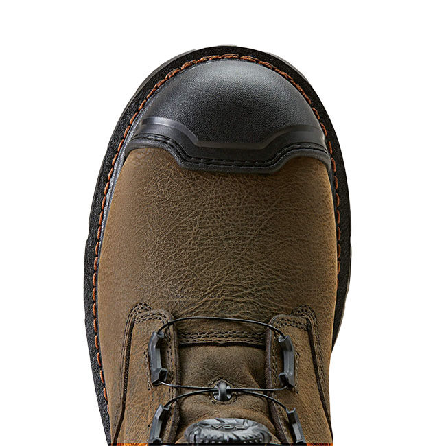 Ariat Men's Stump Jumper 6" BOA Waterproof Composite Toe Work Boot - Iron Coffee image number null