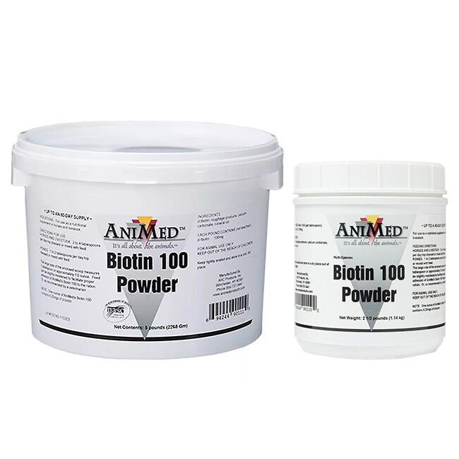 Animed Biotin 100 Powder Hoof Supplement image number null