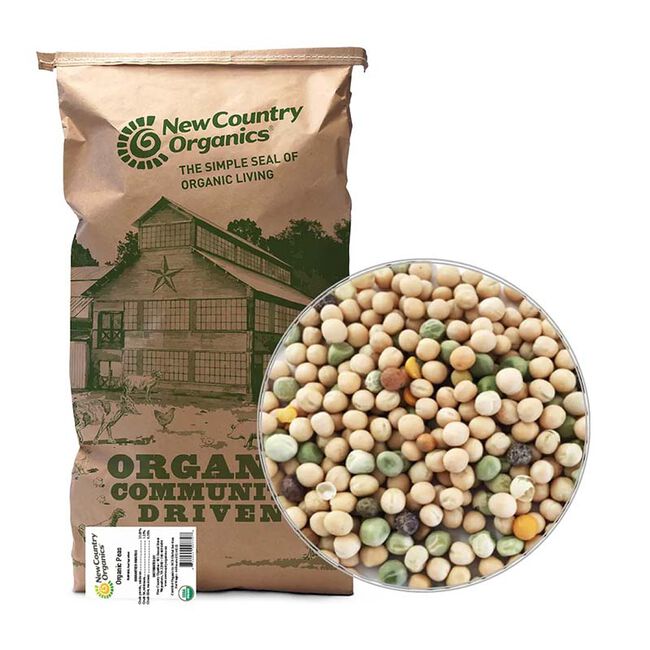 New Country Organics Unmilled Peas - 40 lb image number null