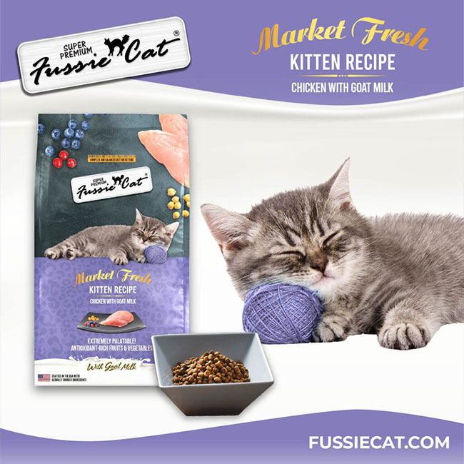 Fussie Cat Market Fresh Kitten Recipe - Chicken with Goat Milk image number null