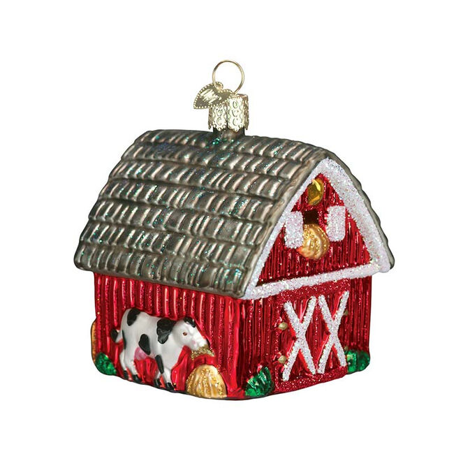 Old World Barn Ornament image number null