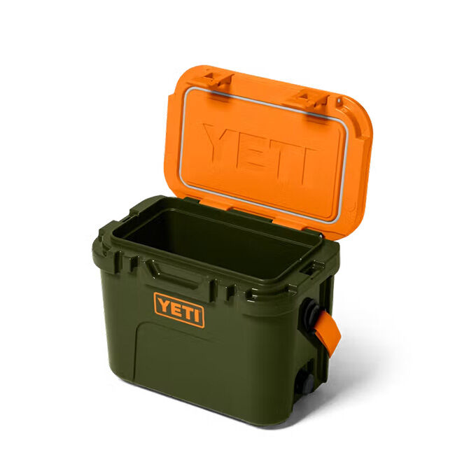 YETI Roadie 15 Hard Cooler - Olive/King Crab Orange image number null