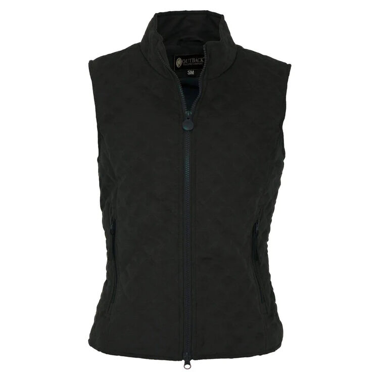 Outback Trading Co. Women's Grand Prix Vest - Black | The Cheshire