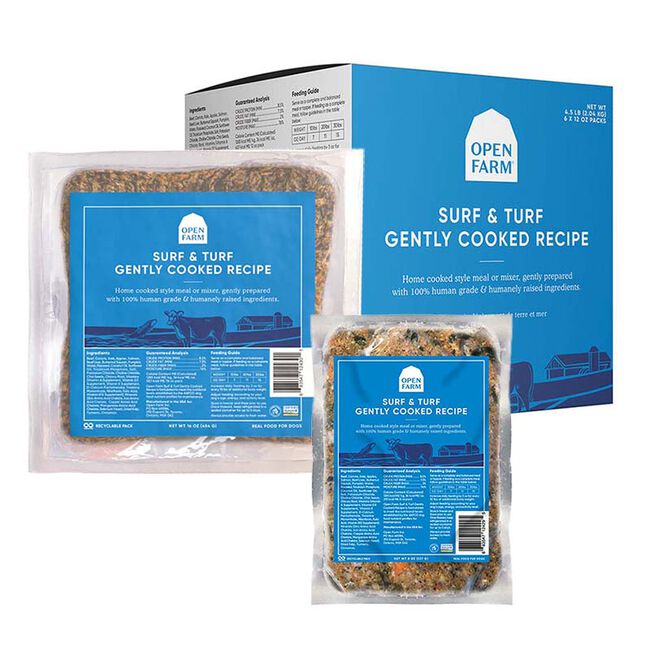 Open Farm Gently Cooked Dog Food - Surf & Turf Recipe image number null