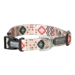 Terrain D.O.G. Patterned Snap-N-Go Adjustable Dog Collar - Crimson Aztec