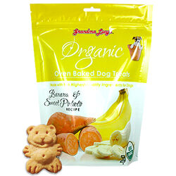 Grandma Lucy's Organic Oven-Baked Dog Treats - Banana & Sweet Potato Recipe - 14 oz