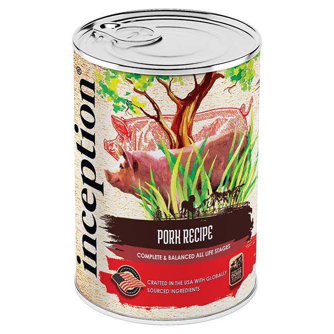Inception Pet Food Pork Recipe Canned Dog Food image number null