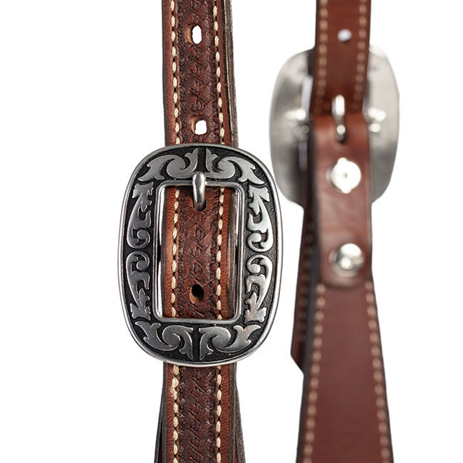 Weaver Equine Basin Cowboy Sliding Ear Headstall image number null