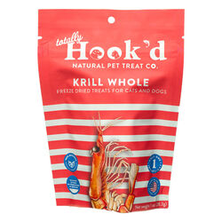 Totally Hook'd Freeze-Dried Treats for Cats & Dogs - Whole Krill - 1 oz