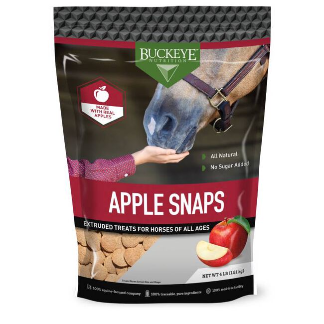 BUCKEYE™ Nutrition All Natural No Sugar Added Apple Snaps Treats - 4 lb image number null
