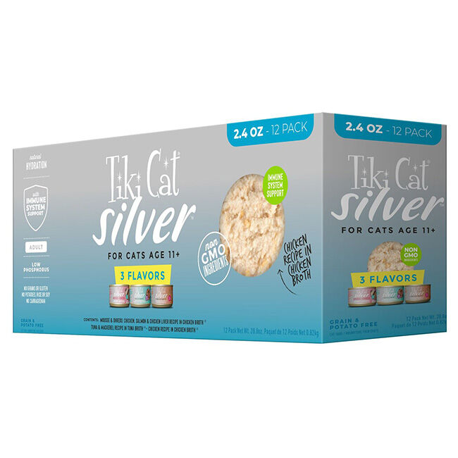 Tiki Cat Silver Variety Pack - 2.4 oz - 12-Pack image number null