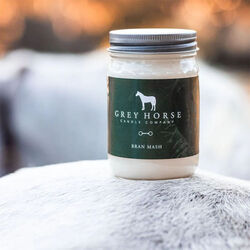 Grey Horse Candle Jar - Bran Mash