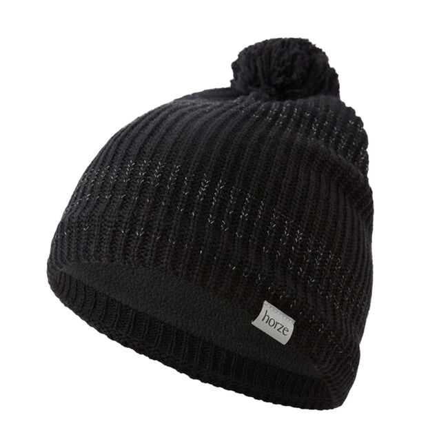 Horze Luminox Reflective Knitted Hat with Pompom image number null