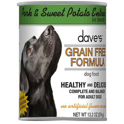 Dave's Grain Free Pork & Sweet Potato Entree Canned Dog Food