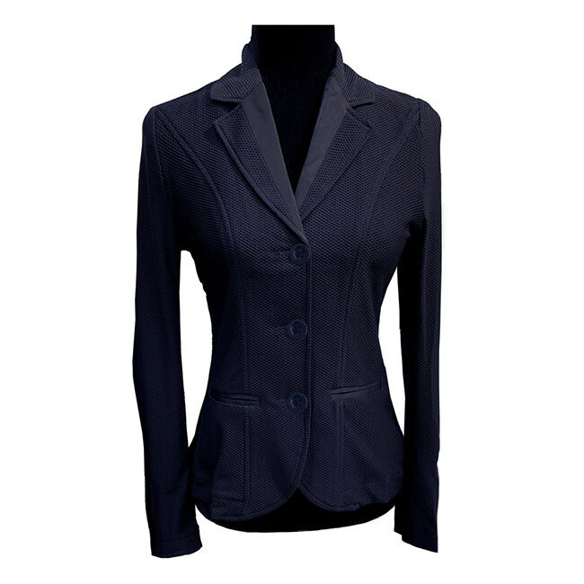 Anademi Women's Mesh Show Coat - Navy image number null