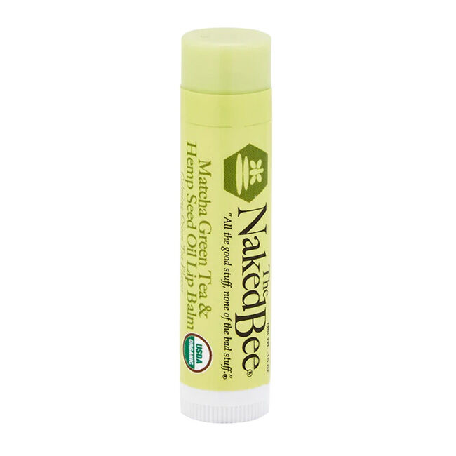 The Naked Bee USDA Organic Lip Balm - Matcha Green Tea & Hemp Seed Oil - 0.15 oz image number null