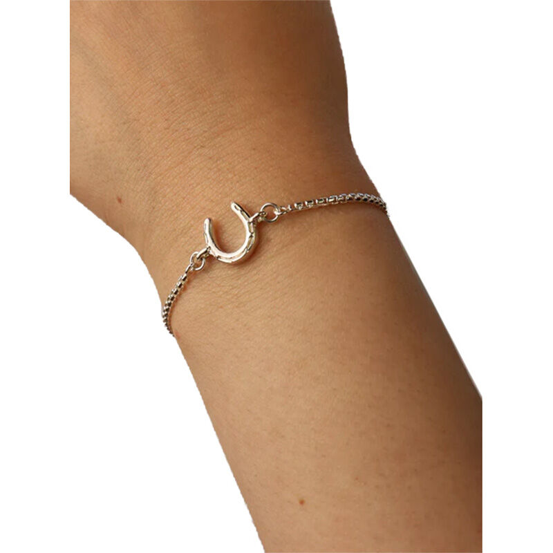 Horseshoe clasp bracelet top