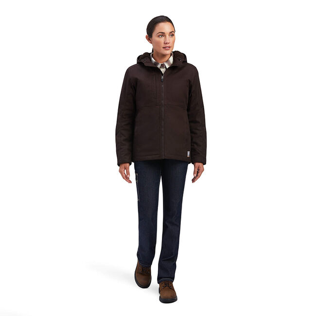 Ariat Women's Rebar DuraCanvas Insulated Jacket - Mole - Closeout image number null