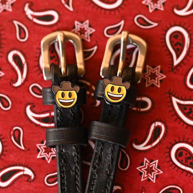 Dreamers & Schemers Spur Straps - Cowboy Emoji image number null