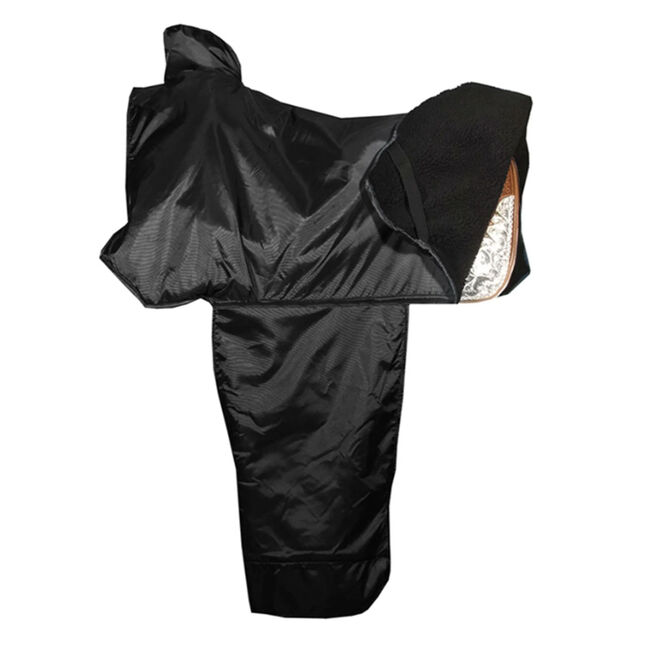 Schneiders Dura-Tech Fleece Lined Western Saddle Cover Black image number null