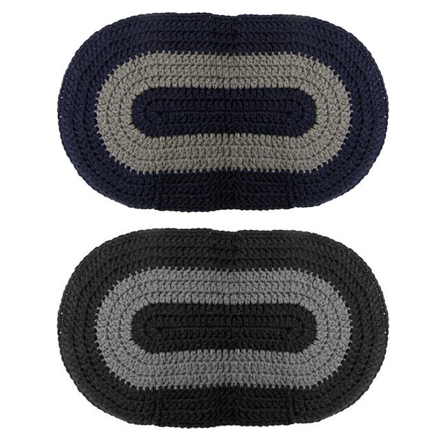 Intrepid Crochet Pommel Pad Black/Gray image number null